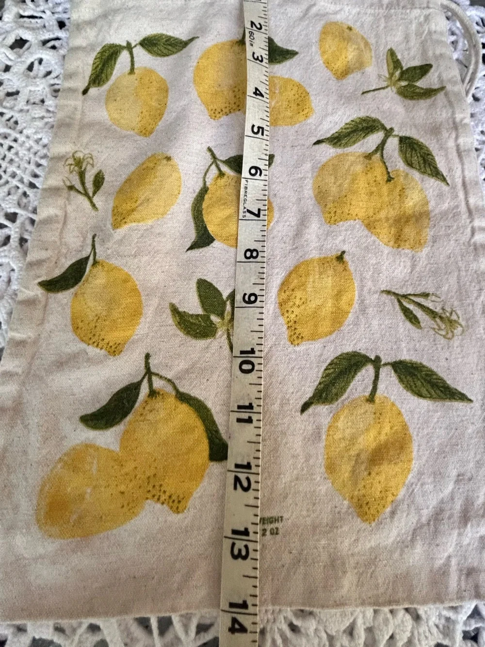 Reusable Cloth Produce Bags - 2 Lettuce, 1 Lemon